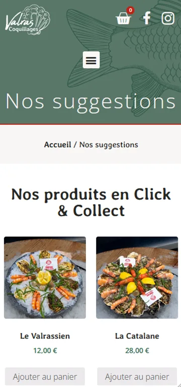 responsive version valras coquillages categ